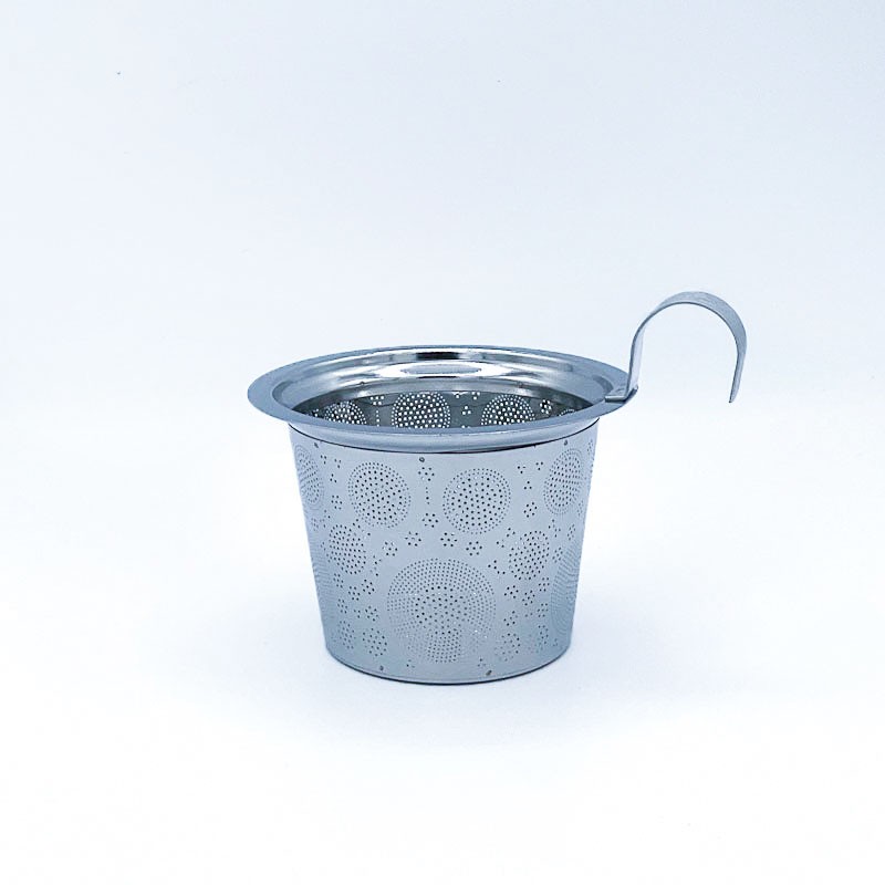 Tisanière individuelle transparente (0,43L)et filtre inox - Porcelaine des  Pins