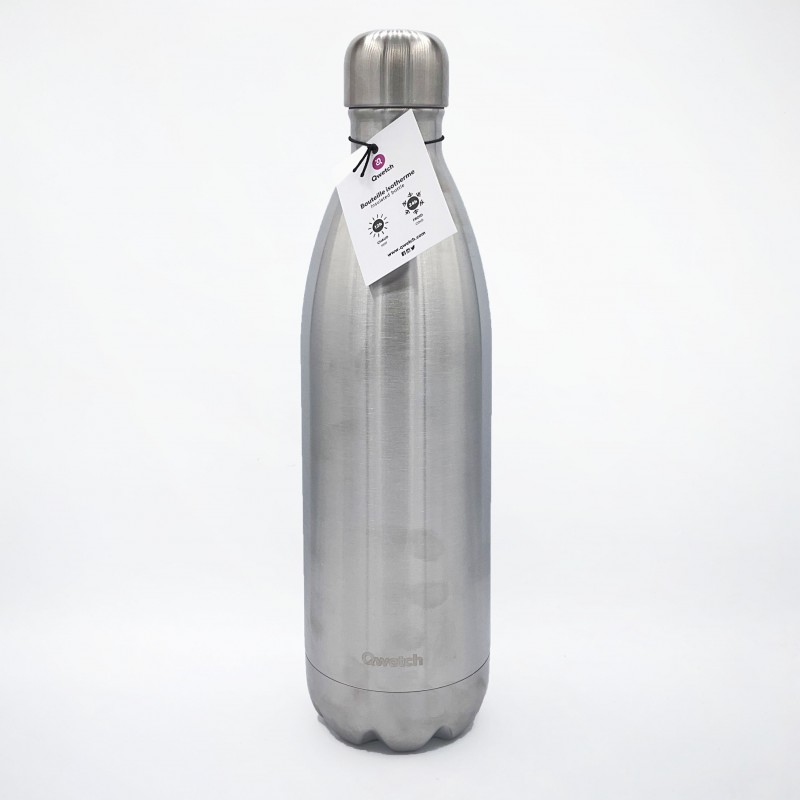 Bouteille isotherme inox -750ml- qwetch