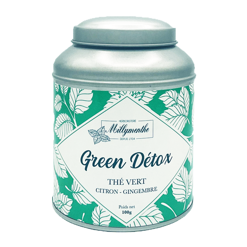 Millymenthe Thé Vert Green Detox - Boîte de luxe