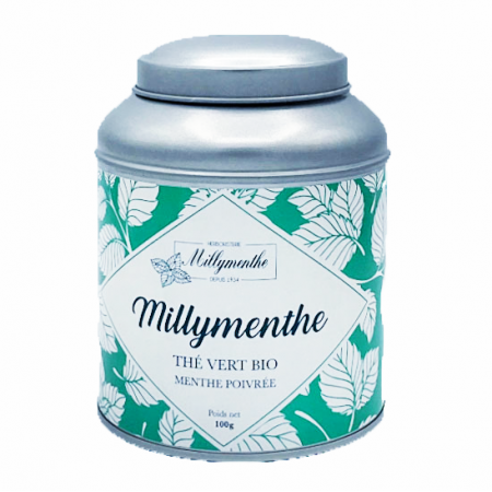 Thé vert Millymenthe BIO - Boîte de luxe