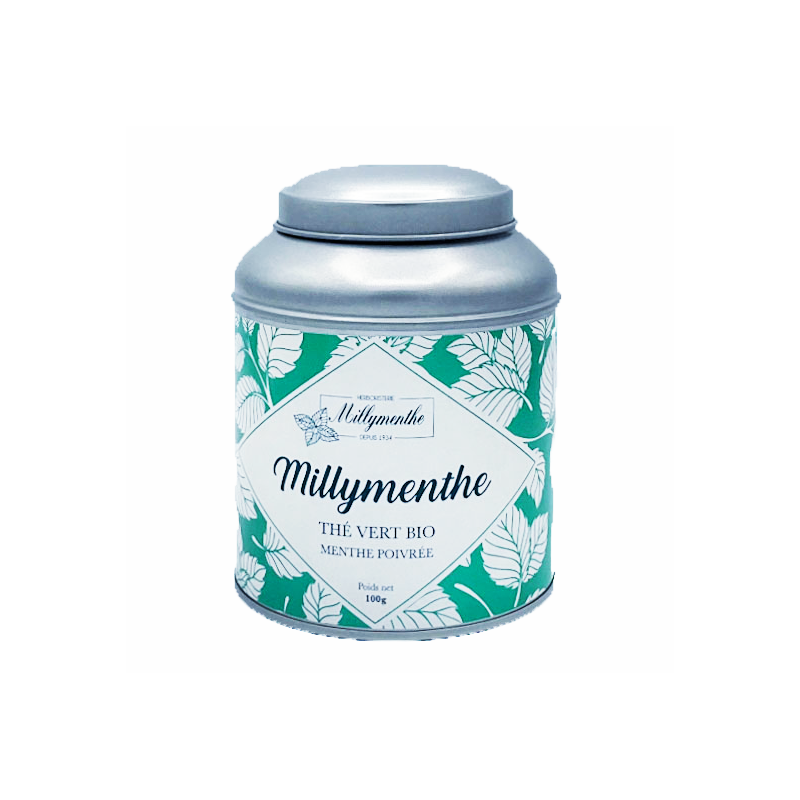 Thé vert Millymenthe BIO - Boîte de luxe Thé vert Millymenthe BIO - Boîte de luxe