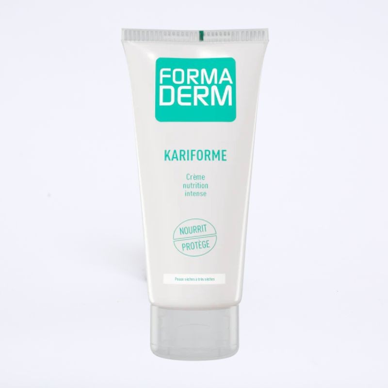 tube de gel "kariforme" de la marque formaderm en 100ml, à destination protège et hydrate la peau tube de gel "kariforme" de la marque formaderm en 100ml, à destination protège et hydrate la peau