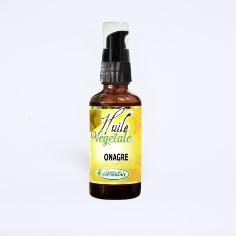 Flacon avec tête à pulvérisation, d'huile végétale d'onagre BIO. De la marque phytofrance. Flacon avec tête à pulvérisation, d'huile végétale d'onagre BIO. De la marque phytofrance.