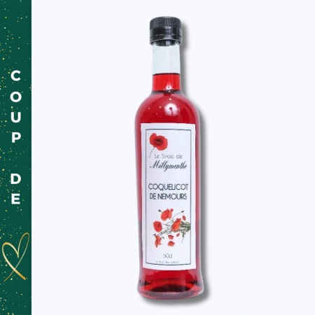Sirop au coquelicot de Nemours - 50cl