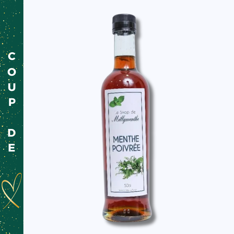 Sirop de menthe poivrée de Milly-la-Forêt - 50cl