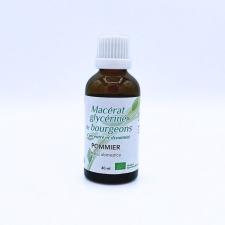 Flacon de 40 ml de bourgeon de pommier millymenthe