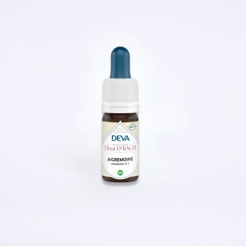 Flacon compte goutte de fleur de bach "aigremoine"