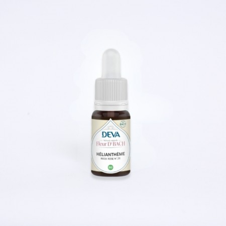 Fleur de bach "Hélianthème" en flacon de 15ml et sa pipette compte gouttes