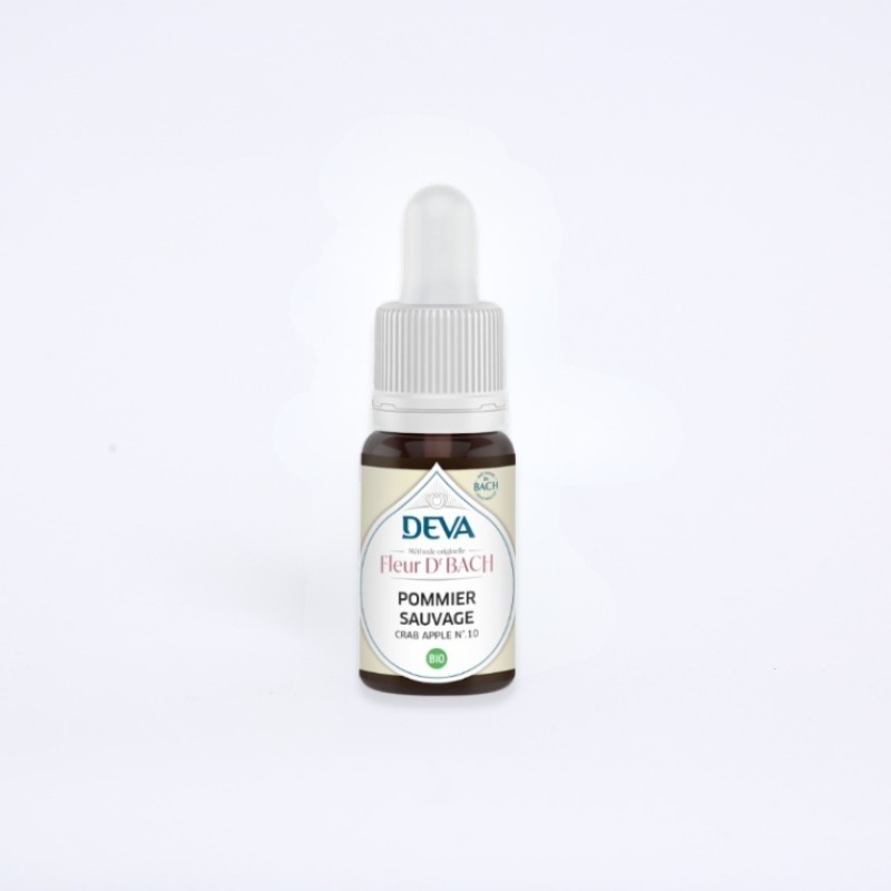 Fleur de bach "Pommier sauvage" en flacon de 15ml avec sa pipette compte gouttes