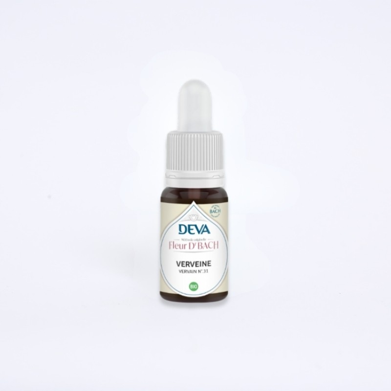 Flacon de fleur de bach "verveine", en 15 ml