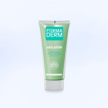 Bouteille de gel "argiladerm" en contenance 100ml, pour soulager les zones sensibles.