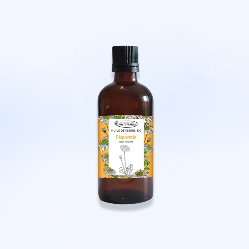 huile de fleur de paquerette en 100ml. De la marque phytofrance.