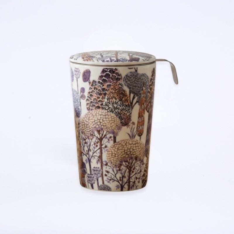 Mug au motif patagonia et son infuseur en inox