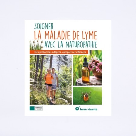 Couverture avant du livre de daniel caroff, "soigner la maladie de lyme"