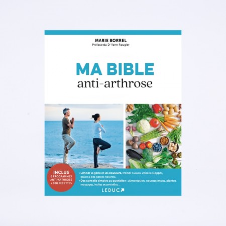 Couverture du livre "ma bible anti-arthrose" de Marie Borrel.