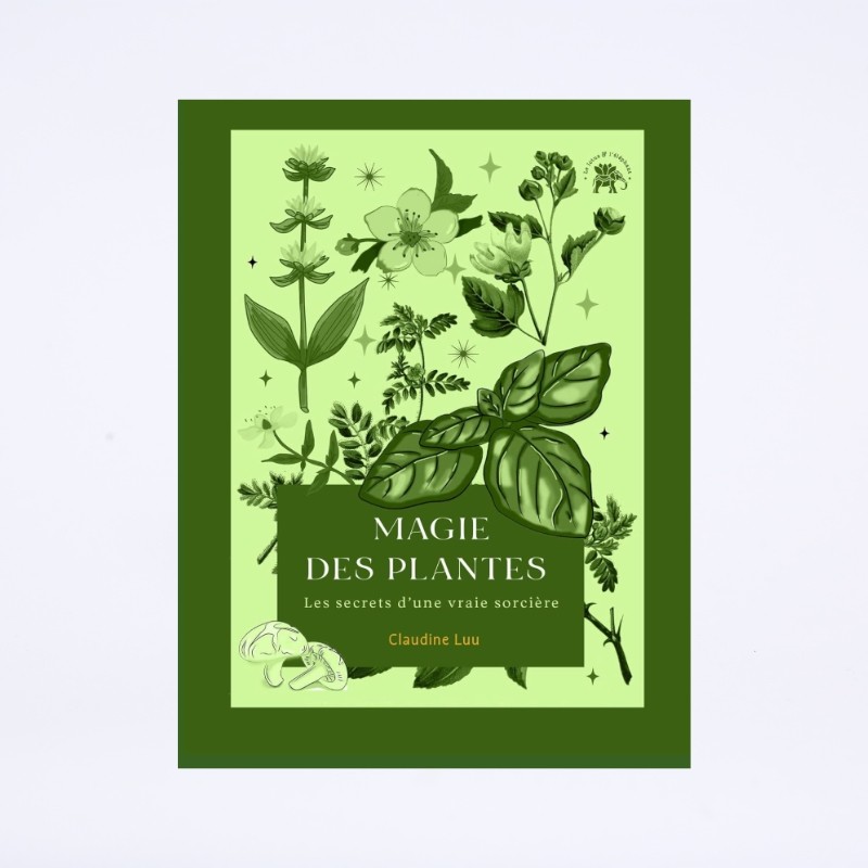 Couverture du livre "magie des plantes, les secrets d'une vraie sorcière" de Claudine Lulu