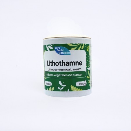 Boîte de 100 gélules de lithothamne  source naturelle de minéraux, aide à l’équilibre acido-basique et au bien-être général.