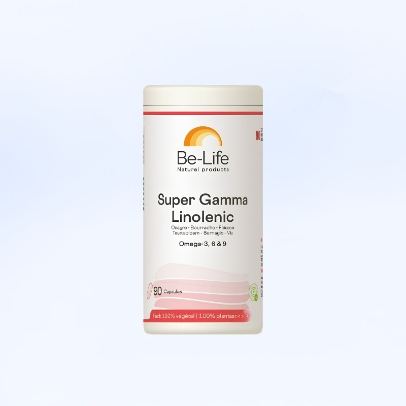 pot de 90 capsules de super gamma linolenic.