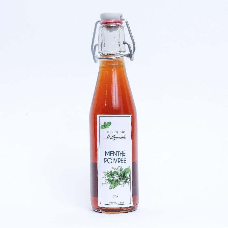 Sirop de menthe poivrée de Milly-la-Forêt - 25cl Sirop de menthe poivrée de Milly-la-Forêt - 25cl