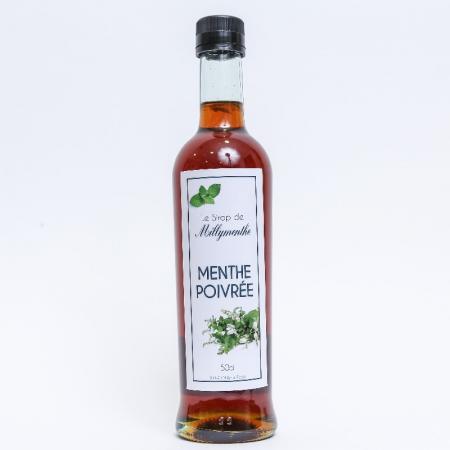 Sirop de menthe poivrée de Milly-la-Forêt - 50cl