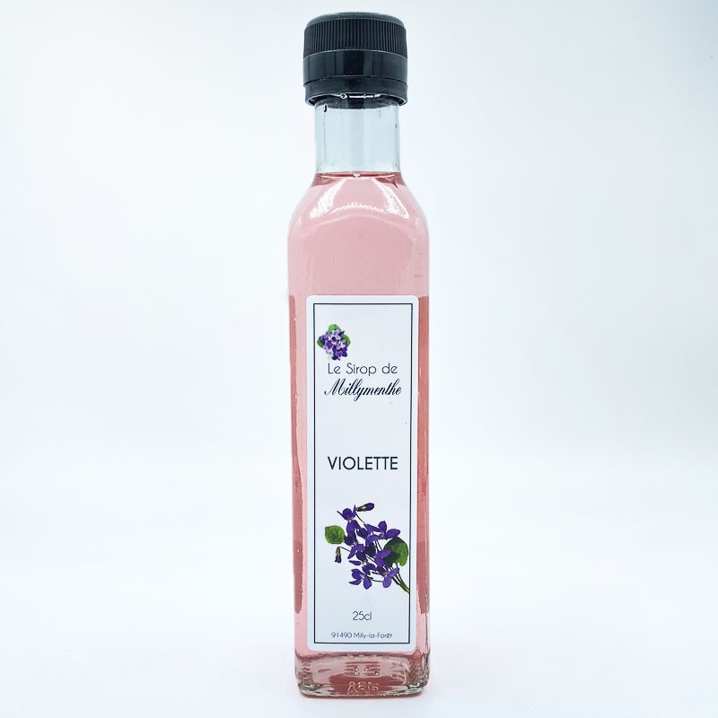 Sirop de violette fait maison 25cl